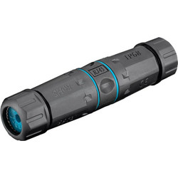GOOBAY αδιάβροχος σύνδεσμος RJ45 Cat 6A 44416, IP68, μαύρο 44416