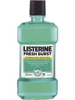 Listerine Fresh Burst Στοματικό Διάλυμα Κατά της Πλάκας & της Ουλίτιδας 250ml