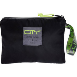 City Safe Pocket Satin 28215 Νεσεσέρ 24x18cm Μαύρο