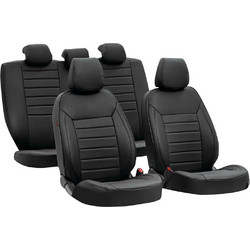 Lampa Luxury Leatherette Set Black 4τμχ