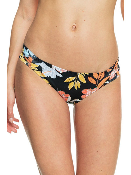 Roxy Beach Classics Bikini Slip Floral Μαύρο ERJX404315-XKYB