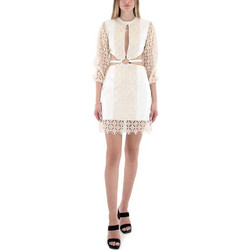 Lace Mini Φόρεμα για Γάμο / Βάπτιση Λευκό M-8196