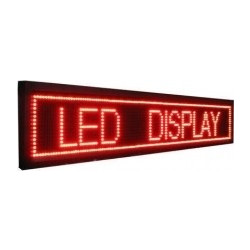 Πινακίδα led - Μονής Όψης - Κόκκινη - 103cmx23cm - Ip67
