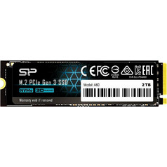 Silicon Power P34A60 SSD 2TB M.2 NVMe PCI Express 3.0