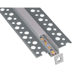 Eurolamp 145-70920 Προφίλ Αλουμινίου για Ταινία LED Γυψοσανίδας Χωνευτής Τοποθέτησης 5207227159589