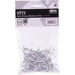 LOBSTER JAPAN Set of aluminum rivets 4.8x10mm 50pcs (108038)