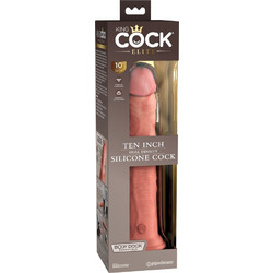 Pipedream King Cock Elite 10" Ρεαλιστικό Dildo με Βεντούζα 24.8cm Flesh
