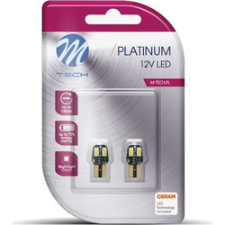M-tech W5W LED 12V 2W 2τμχ