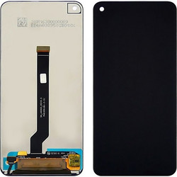 SAMSUNG Original LCD Touch Screen GH82-20072A, A60 2019 SM-A606, μαύρη