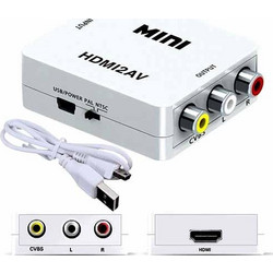 Mini HDMI Female to 3 RCA Female Converter