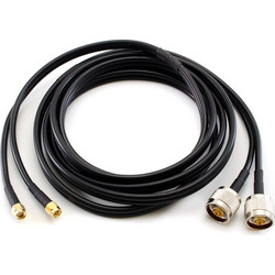 Duplex Coaxial Cable EP-CC-NM-SM-2.5-D, N-Type Male / SMA Male 2.5m