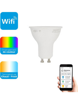 Xanlite Kozii Λαμπτηρας Led Smart Wifi και Bluetooth CCT K RGB GU10 5W (50W) 500LM