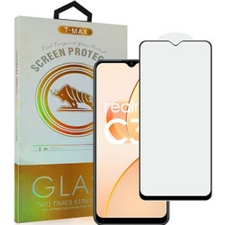 Tmax Premium 3D Tempered Glass Black (Realme C31)