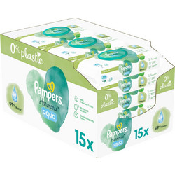 Pampers Harmonie Μωρομάντηλα με Νερό Χωρίς Οινόπνευμα & Άρωμα 15x48τμχ