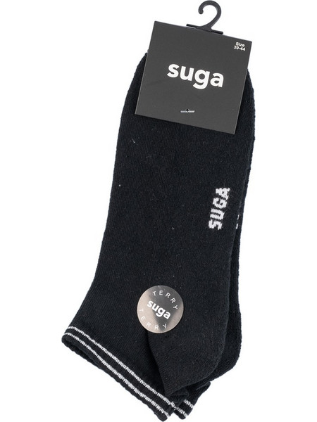 Suga Ανδρικές Κάλτσες Σοσόνια Μαύρες SG101