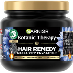 Garnier Botanic Therapy Magnetic Charcoal Μάσκα Μαλλιών για Επανόρθωση για Ξηρά Μαλλιά 340ml