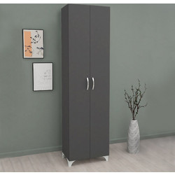 Megapap Lilly Παπουτσοθήκη Ξύλινη Γκρι Μ49xΠ32xΥ178cm GP041-0015,3