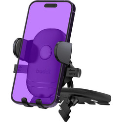 Buddi Phone Mount for Car CD Slot - Universal Ρυθμιζόμενη Βάση Στήριξης Κινητών / Smartphone για Υποδοχή CD Αυτοκινήτου - Black - 5 Έτη Εγγύηση (8719246378669)