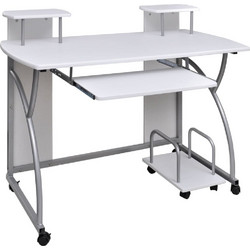 vidaXL Γραφείο Υπολογιστή Ξύλινο 110x52x88.5cm 20584