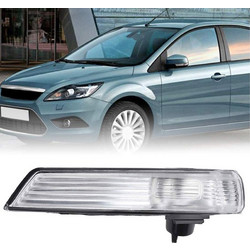Φλας Καθρέπτη Για Ford Focus 07-18 / Mondeo 10-14 Λευκό Αριστερό 1 Τεμάχιο