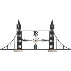 ΕΠΙΤΡΑΠΕΖΙΟ ΡΟΛΟΙ Fylliana Bridge NATURE ΞΥΛΟ-ΜΕΤΑΛΛΟ 50x8x30εκ sls 125-222-334