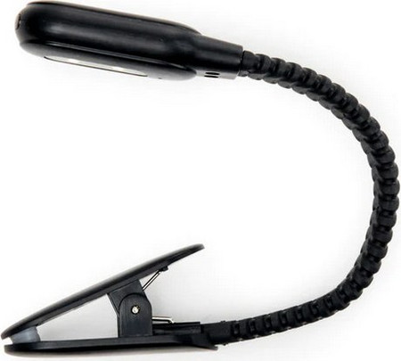 Φωτάκι Βιβλίου Kikkerland - Rechargeable Clip Book Light Black BL13-BK-EU