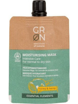 GRN Essential Elements Κρεμώδης Μάσκα Προσώπου για Ενυδάτωση με Μέλι 40ml