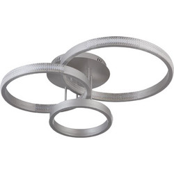 Sunlight Wind C88070/3-SLV Κρεμαστό Φωτιστικό Οροφής Πολύφωτο LED Ασημί