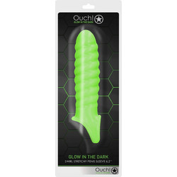 Shots Swirl Stretchy Sleeve Κάλυμμα Επιμήκυνσης Πέους 15cm Πράσινο
