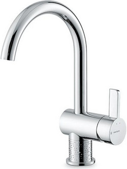 71112 Blink Chic Luxury NewForm Μοντέρνα Ιταλική Μπαταρία Νιπτήρα Μπάνιου 17,5Υ +6 Χρώματα Μαύρο Ματ