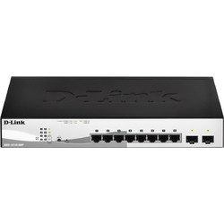D-Link DGS-1210-08P Managed L2 Switch με 8 Θύρες Ethernet 1Gbps και 2 SFP Θύρες