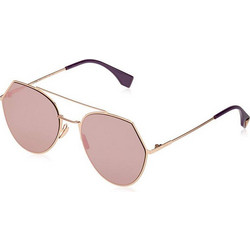 Fendi FF0194/S DDB/AP Γυναικεία Γυαλιά Ηλίου Aviator Μεταλλικά Χρυσά με Ροζ Degradee Φακό