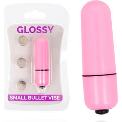 Glossy Small Bullet Vibe Δονητής Bullet 5.8cm Deep Rose