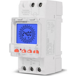 Χρονοδιακόπτης ράγας 220 volt με χρονικό λειτουργίας 15 λεπτών μέχρι και 24 ώρες 30A Sinotimer TM929BK
