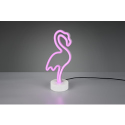 Φωτιστικό Σαλονιού Επιτραπέζιο Flamingo LED 1W IP20 Πλαστικό Λευκό Reality