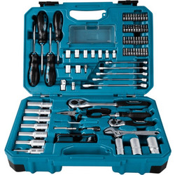Makita E-08458 - Βαλίτσα εργαλείων χειρός & εξαρτημάτων (87τμχ)