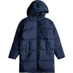 Roxy Παιδικό Μπουφάν Χειμωνιάτικο Puffer Navy Μπλε ERGJK03109-BSP0