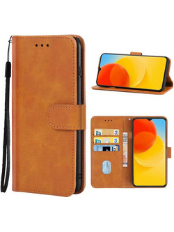 Leather Phone Case For Coolpad Cool 20 Pro(Brown) (OEM)