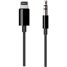 Apple Lightning To 3.5mm Audio Cable, 1.2m, Black (MR2C2AM/A)