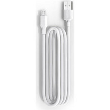 Ezra DC46 Regular USB 2.0 to micro USB Cable Λευκό 1.2m