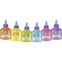 Κόλλα Glitter 88,0Ml Neon - 6 Χρώματα (38391)