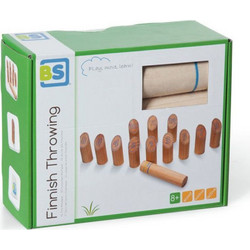 302299 BS Toys Παιχνίδι ρίψηΣ ξύλινων στόχων για 36 μηνών+