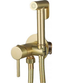 Interflex Minimal 097439 Επιτοίχιο Σετ Μπιντέ Χρυσό