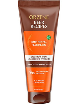 Orzene Beer Recipes για Ξηρά & Ταλαιπωρημένα Μαλλιά Φυτικό Conditioner για Επανόρθωση για Ξηρά & Ταλαιπωρημένα Μαλλιά 250ml