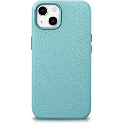 iCarer Litchi Premium Leather Case with MagSafe Green (iPhone 14 Plus)