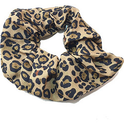 Scrunchy Μαλλιών Animal Print Yellow