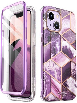 Supcase Cosmo Full Cover 360 Apple iPhone 14 Plus Marble Purple