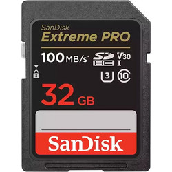Sandisk Extreme Pro SDHC 32GB Class 10 U3 V30 UHS-I 100MB/s