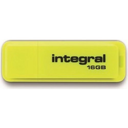 Integral Neon 16GB USB Stick 2.0 με USB-A