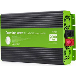 Inverter Αυτοκινήτου Energenie - 2000W - Μετατροπή 12V DC σε 230V AC - USB EG-PWC-PS2000-01